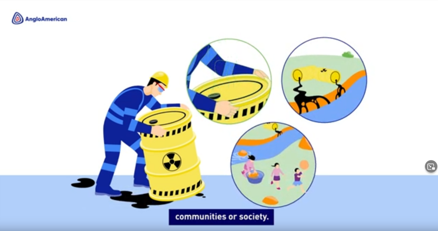 Oil spill incident animation in the SHE Policy Accountability and Responsibility video