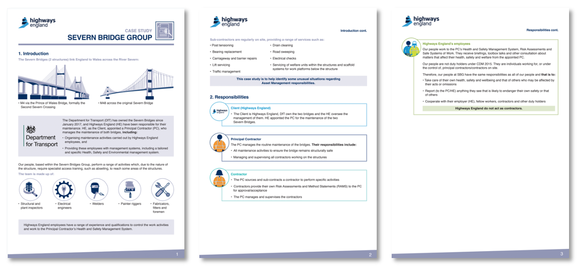 Highways England Other Supporting Documents: Case Study — visualised document