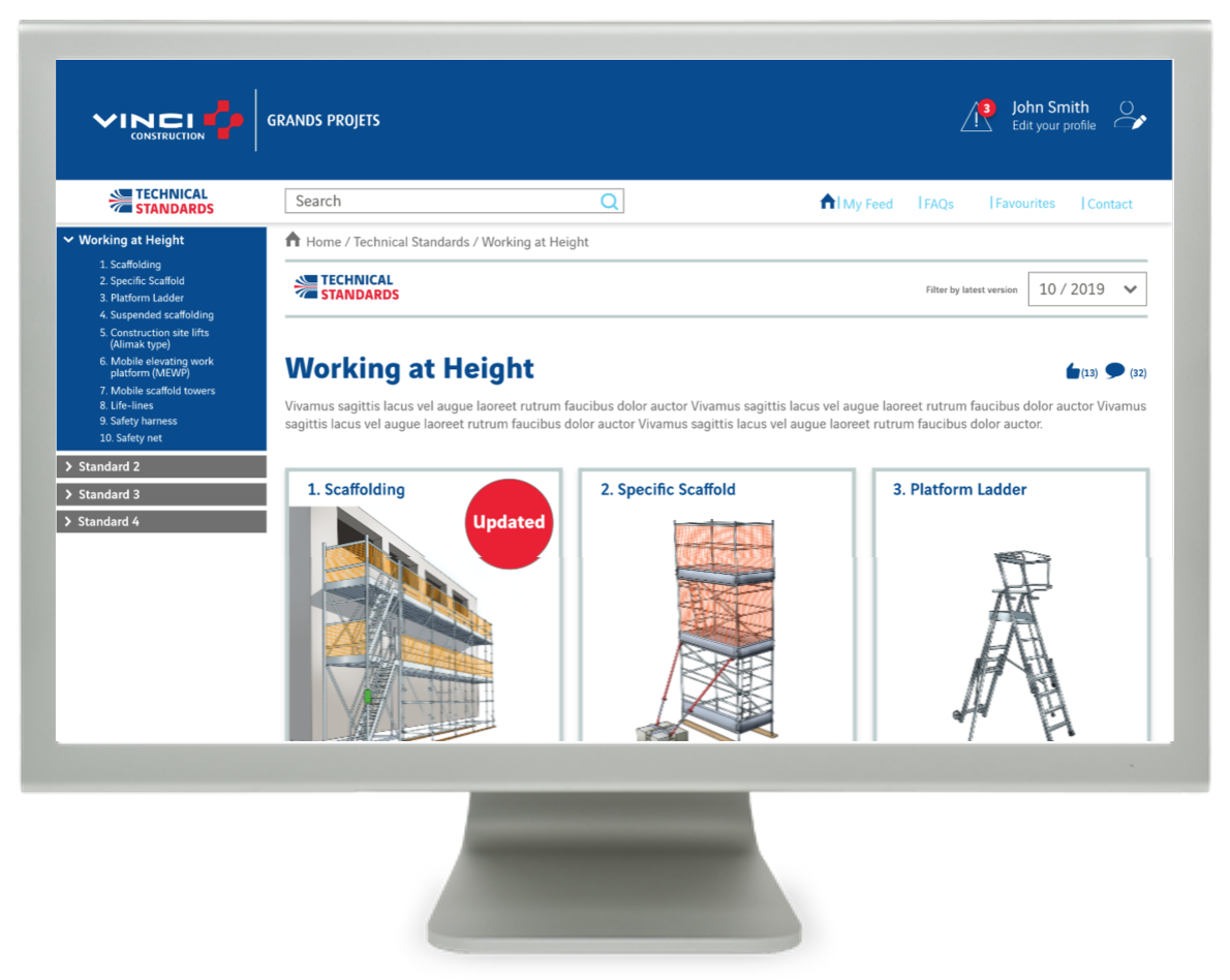 VINCI Digital Hub — online HSE content repository