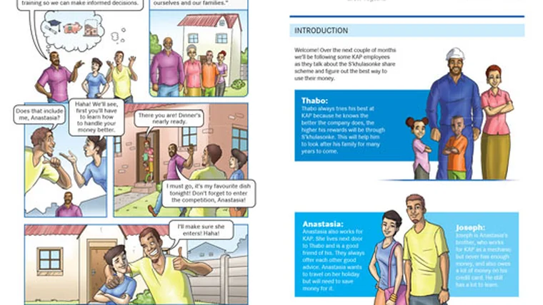 Jincom visual HR communication — a company scheme explained visually