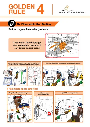 Jincom key message safety poster — high-impact visual