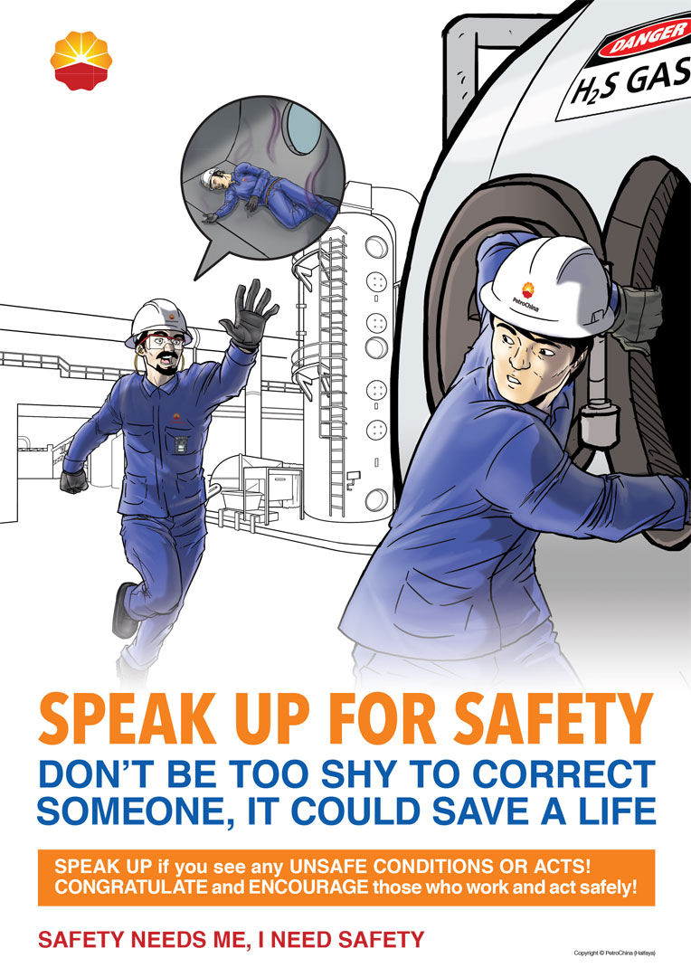 PetroChina safety & motivational poster 3