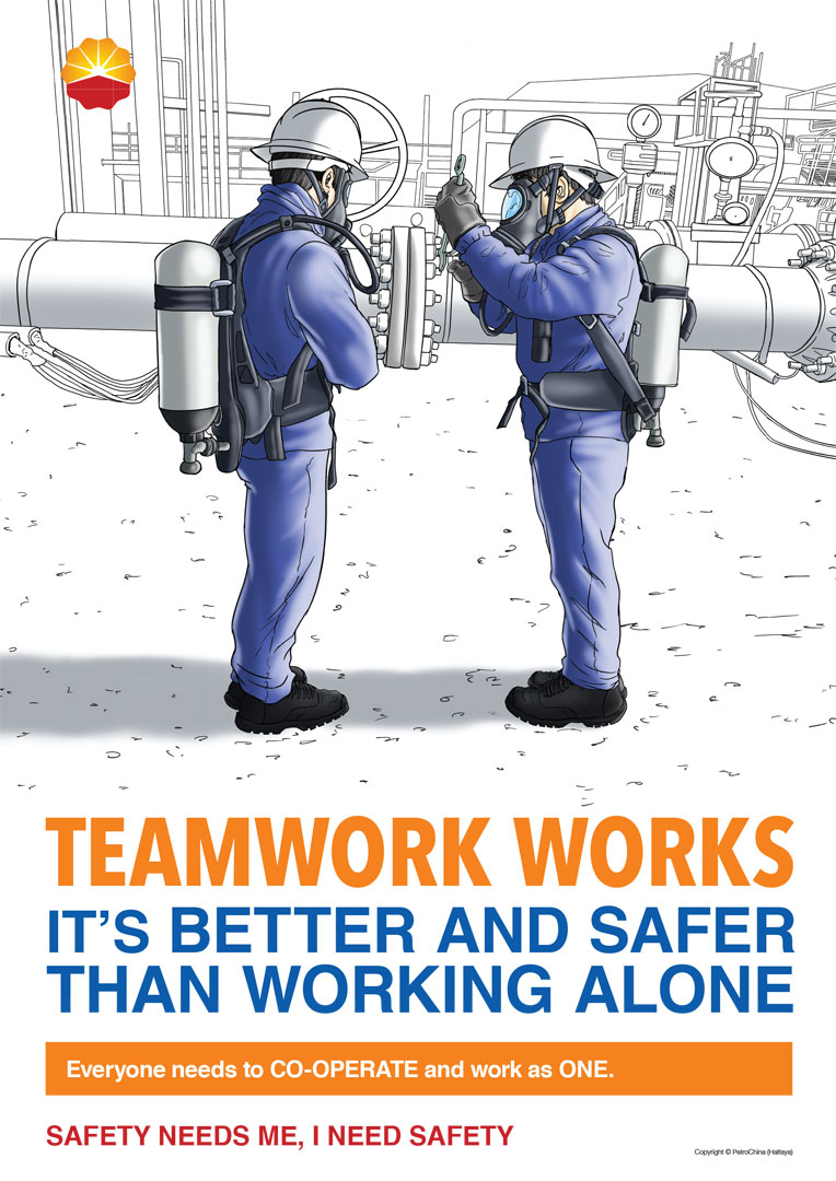 PetroChina safety & motivational poster 4