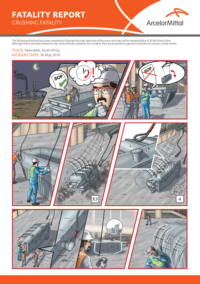 ArcelorMittal visual incident report — October incident, page 1