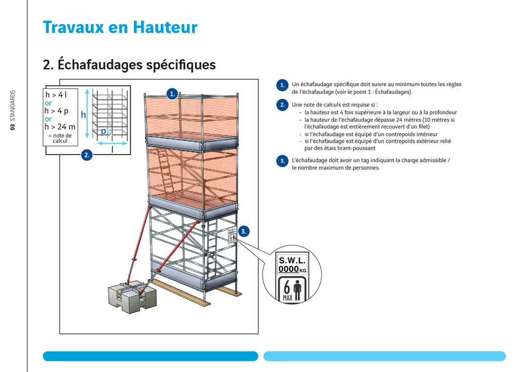 VINCI work-at-height standards booklet — page 3